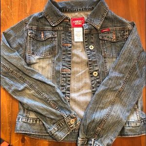 GUESS JEANS Denim Blue Jean Jacket size XL girls youth